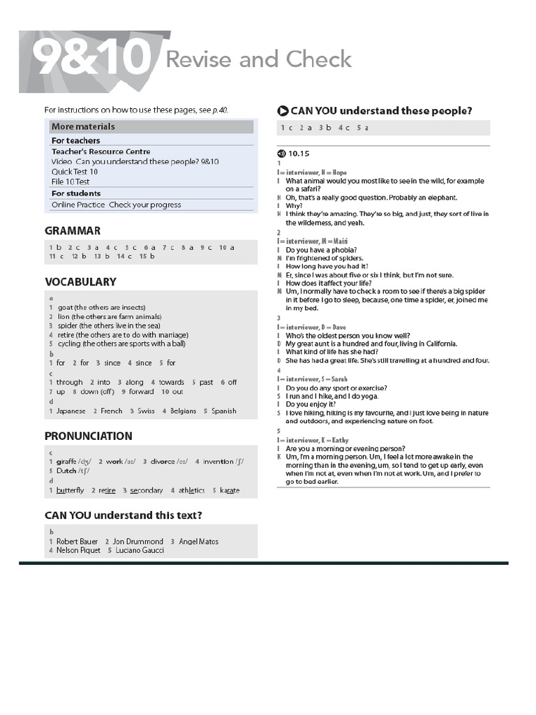 Units 11-12 Answer Key | PDF