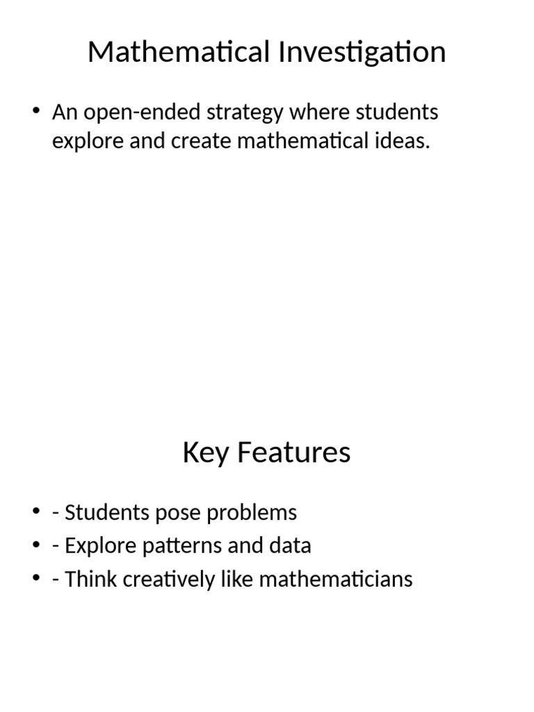 Exploring Mathematical Ideas Creatively | PDF