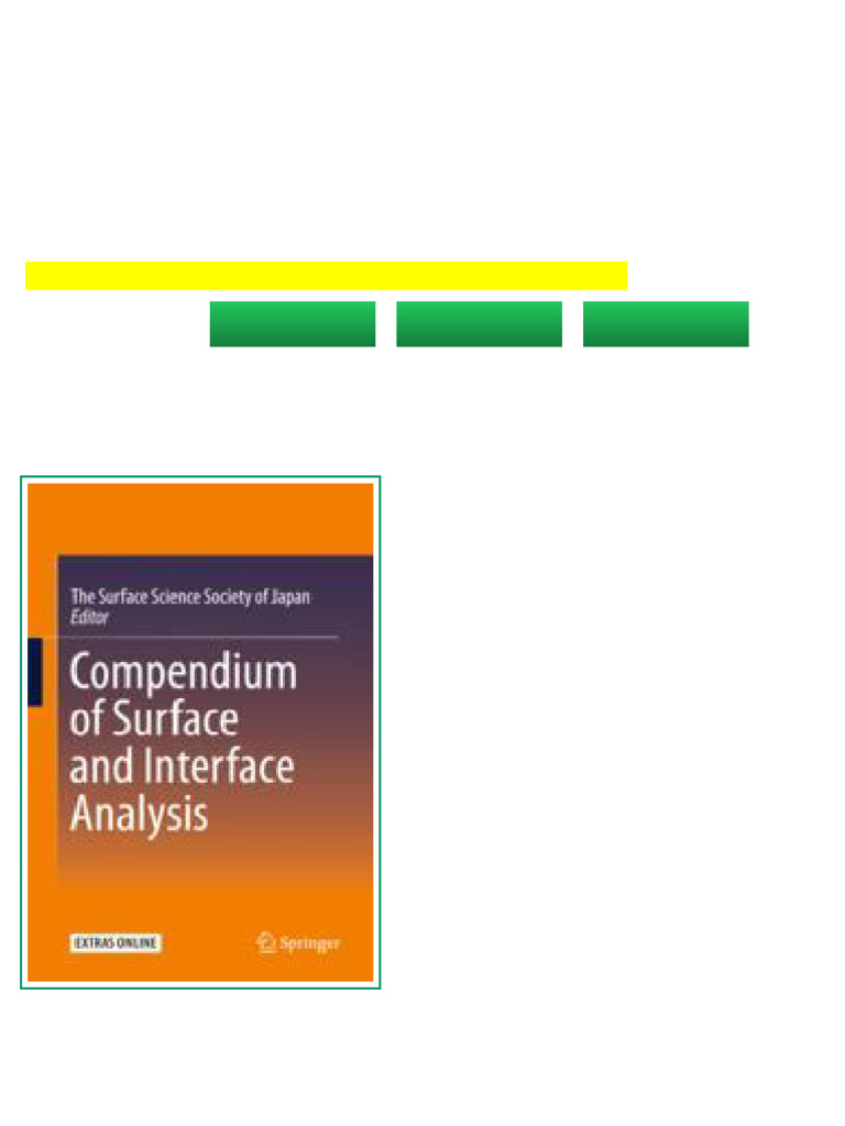 (Ebook) Compendium of Surface and Interface Analysis by The Surface ...