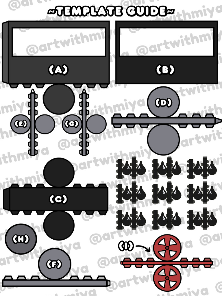 DIY Research Capsule Template+ Tapes (Black & White + Color) | PDF