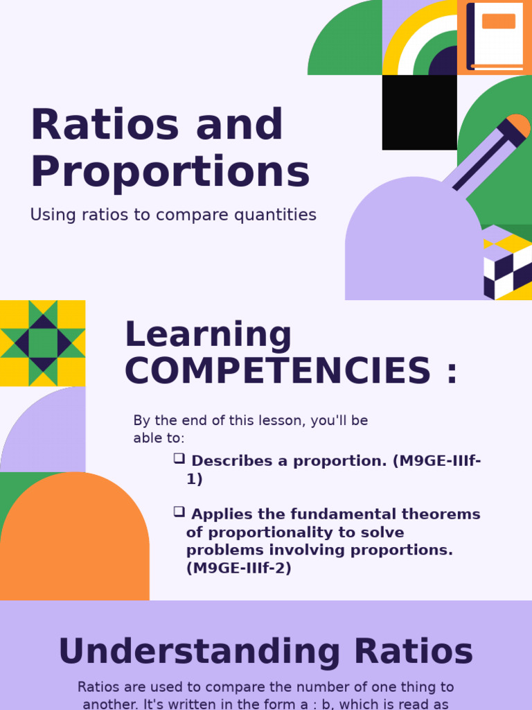 Ratios and Proportions Week 7 | PDF | Ratio | Number Theory
