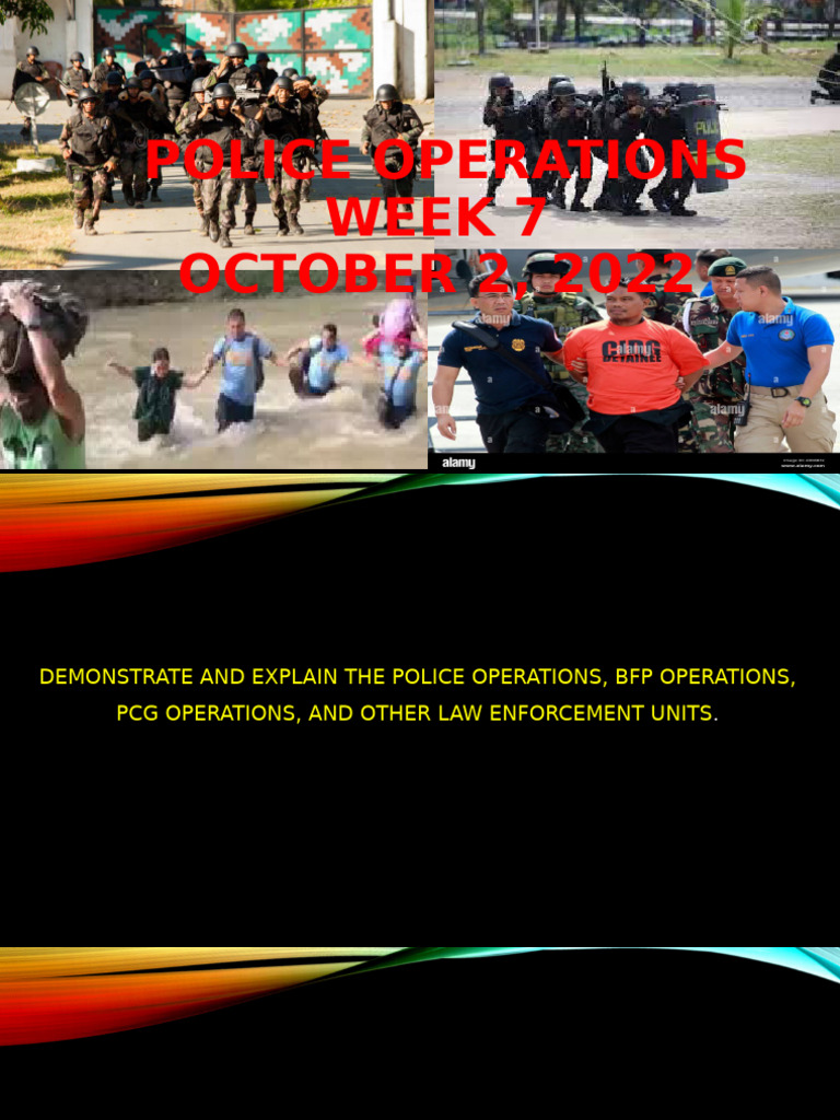 Police Operations and Human Rights Overview | PDF | Police | Crimes