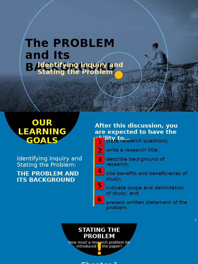 Research Problem Identification Guide | PDF | Motivation | Motivational