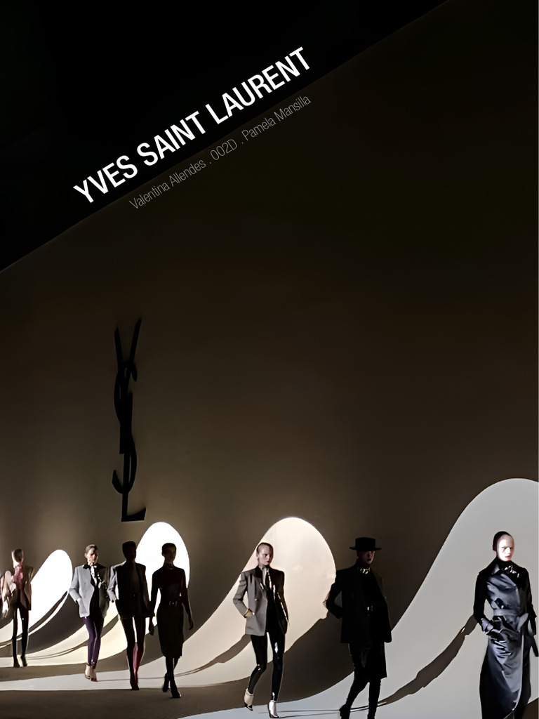 Yves Saint Laurent: Lujo y Rebeldía en Moda | PDF | Moda | Marca