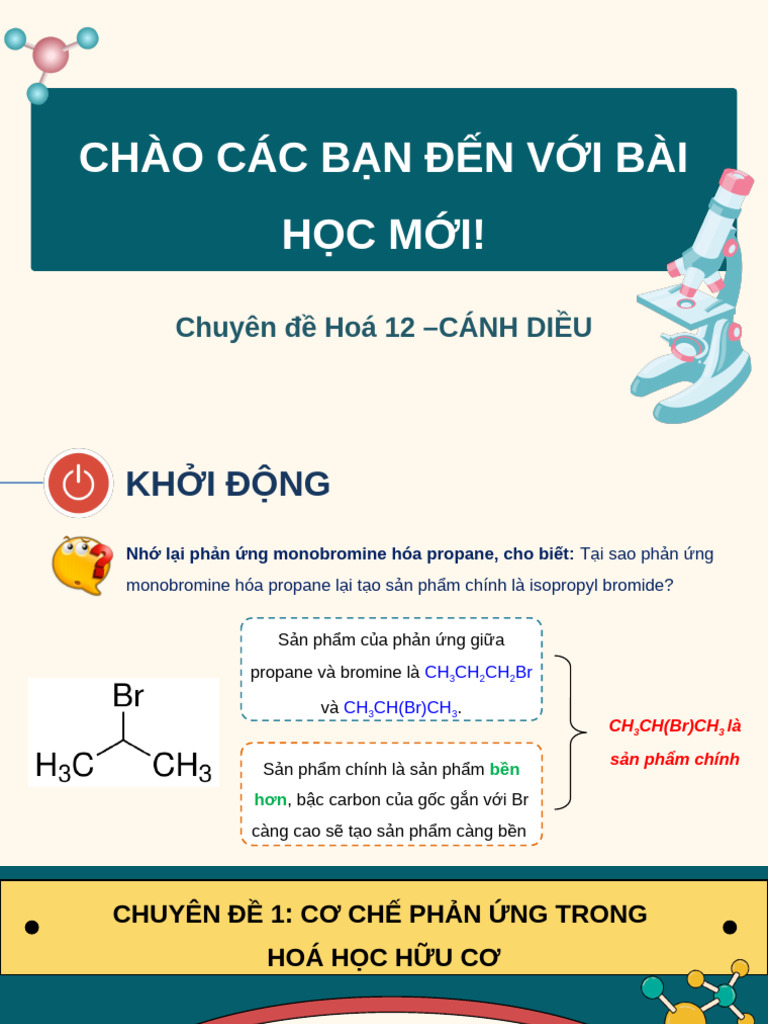 Bai 1 Dai Cuong Ve Co Che Phan Ung | PDF