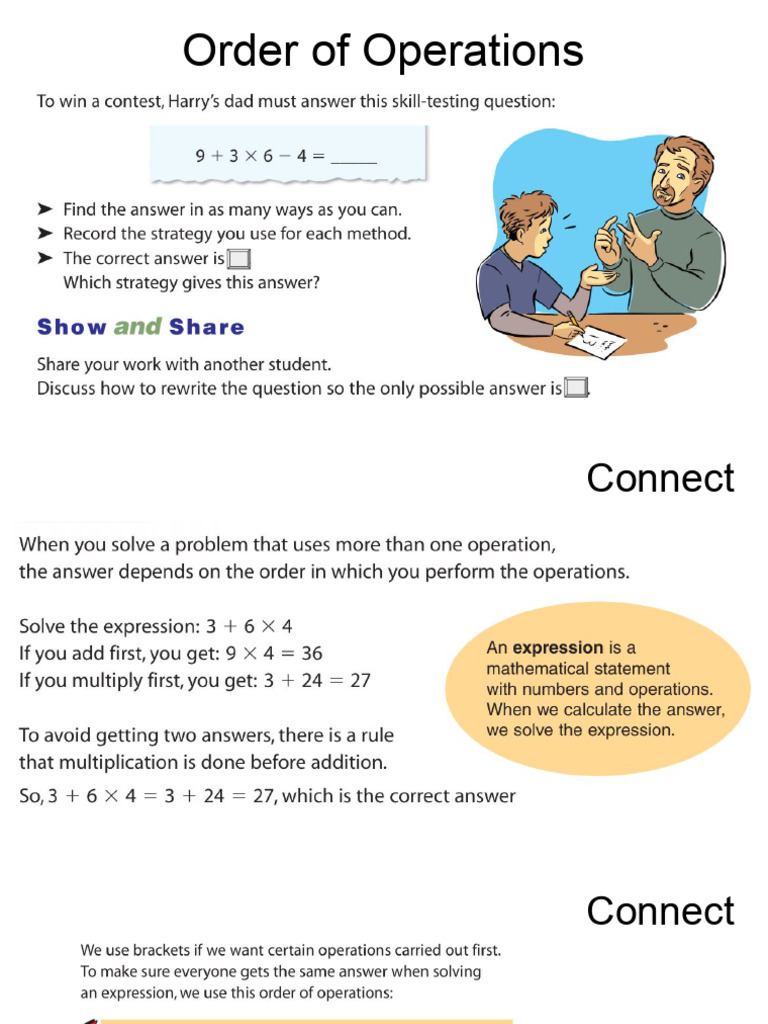 Understanding Order of Operations: B.E.D.M.A.S. | PDF
