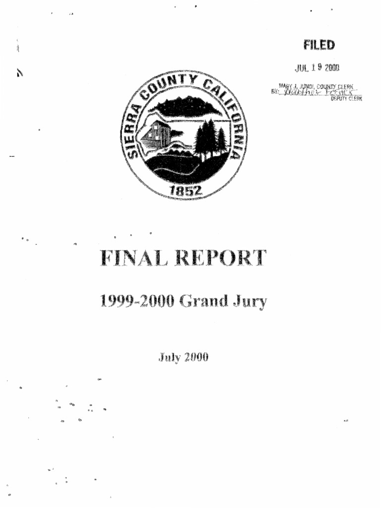 Pages From 1999-2000 Grand Jury Report | PDF | Separation Of Powers ...