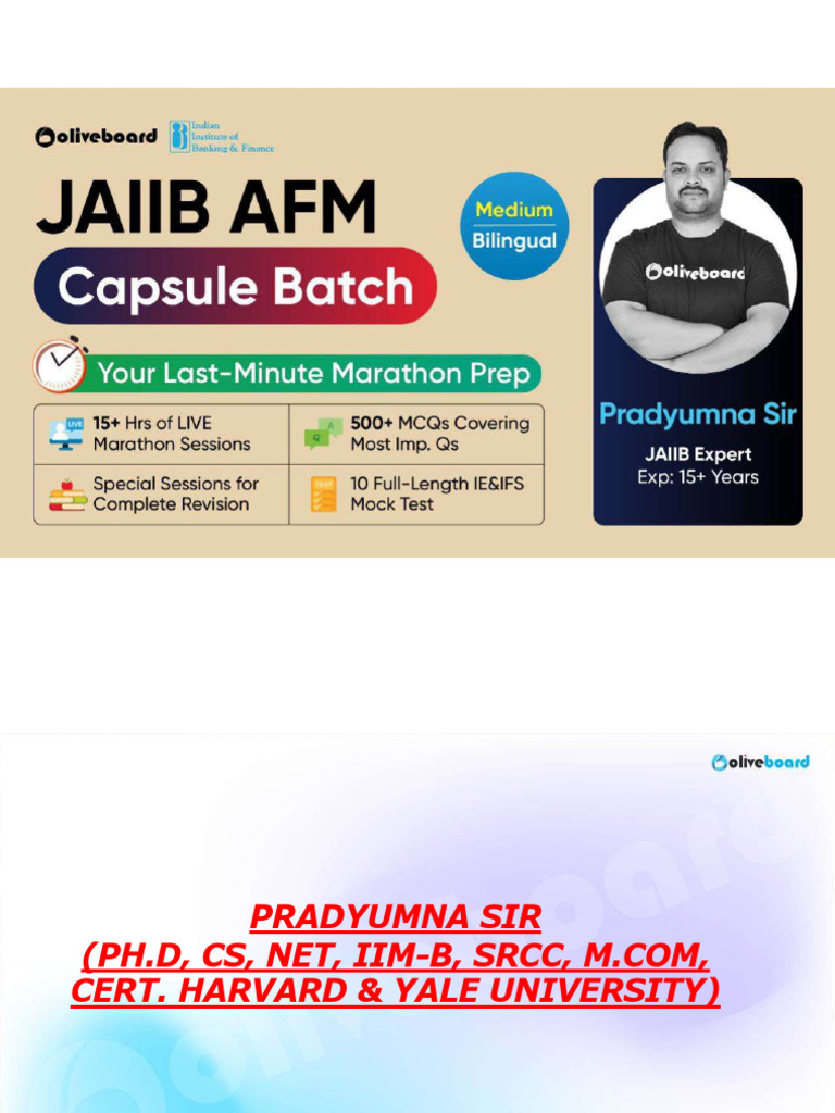 JAIIB-CAIIB Course by Pradyumna Sir | PDF