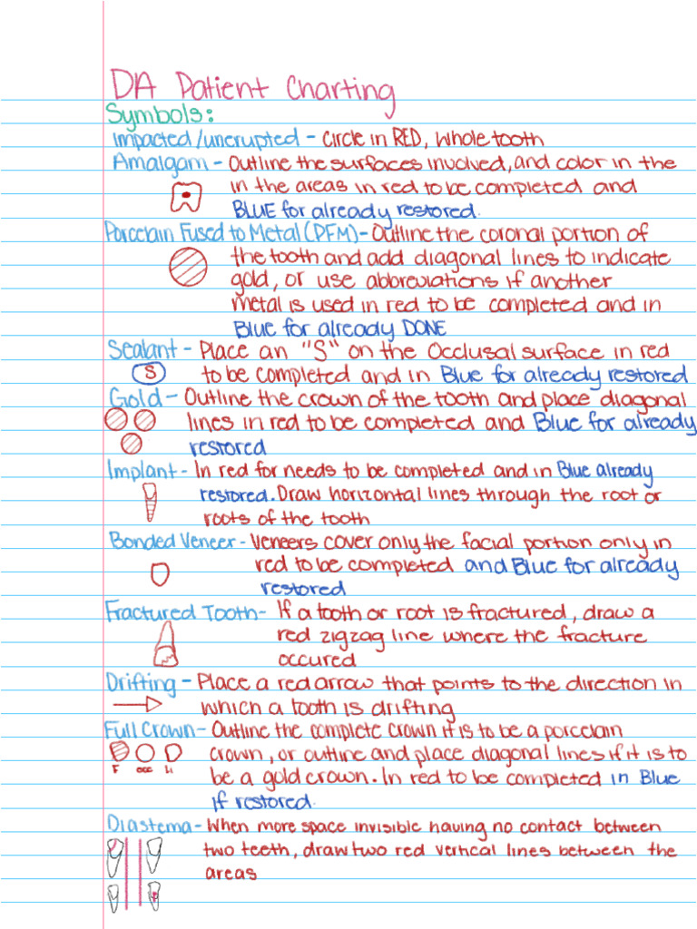 Charting Notes | PDF