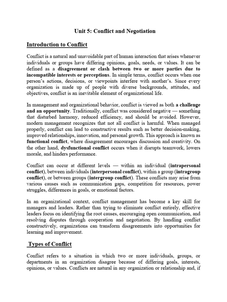 Understanding Conflict in Organizations | PDF