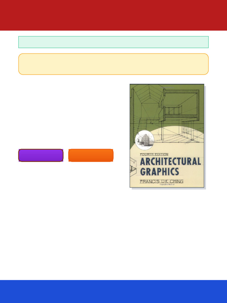 Architectural Graphics 4th Edition Francis D. K. Ching Ebook Full ...