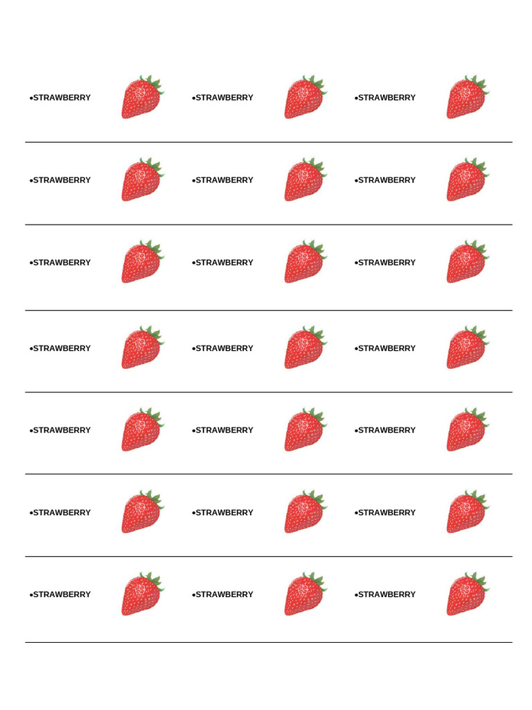 Strawberry Repetition Document | PDF