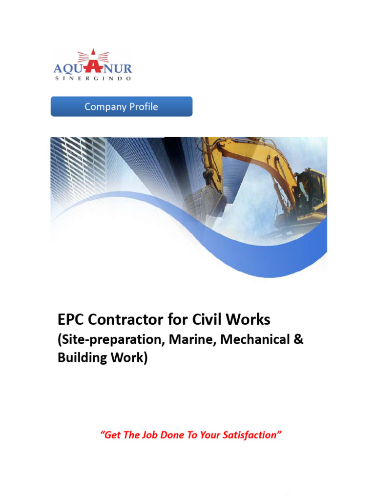 EPC Contractor Profile: Civil Works Expert | PDF