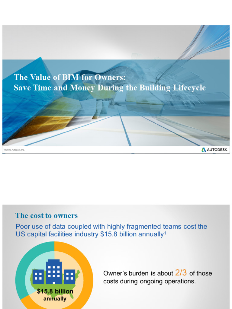 The Business Benefits of BIM To Owners (Owners PPT) 2016 Update | PDF ...