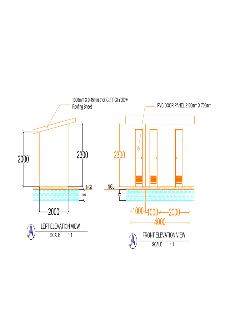 Front and Left Elevation Views | PDF