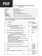 Voorbeeld Van Notulen