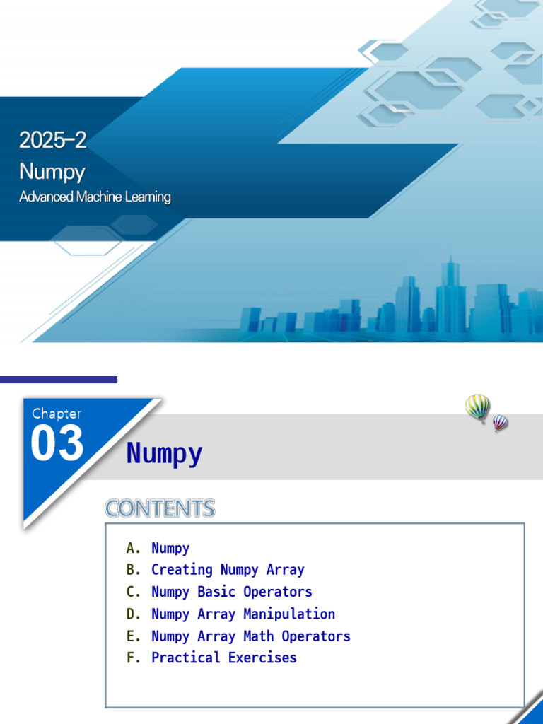 Numpy Basics: Arrays and Operations | PDF | Data Type | Computer Data