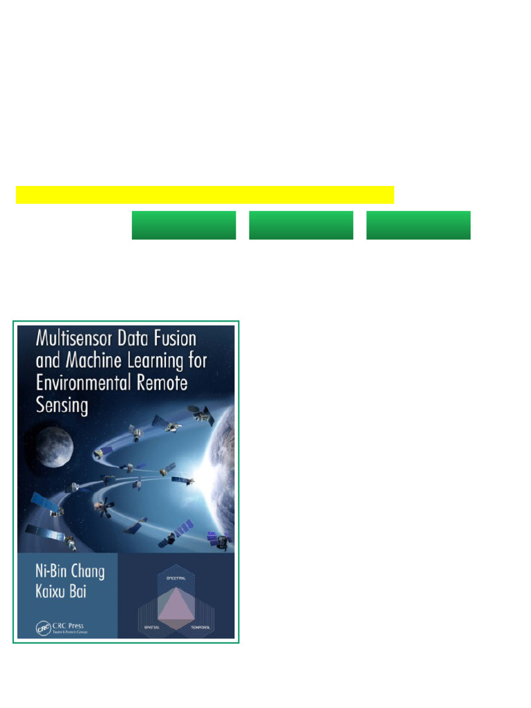 (Ebook) Multisensor Image Fusion and Data Mining for Environmental ...