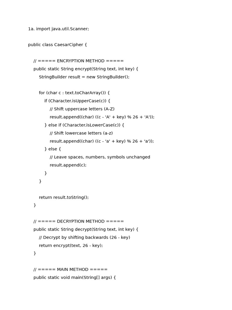 Java Encryption and Decryption Methods | PDF