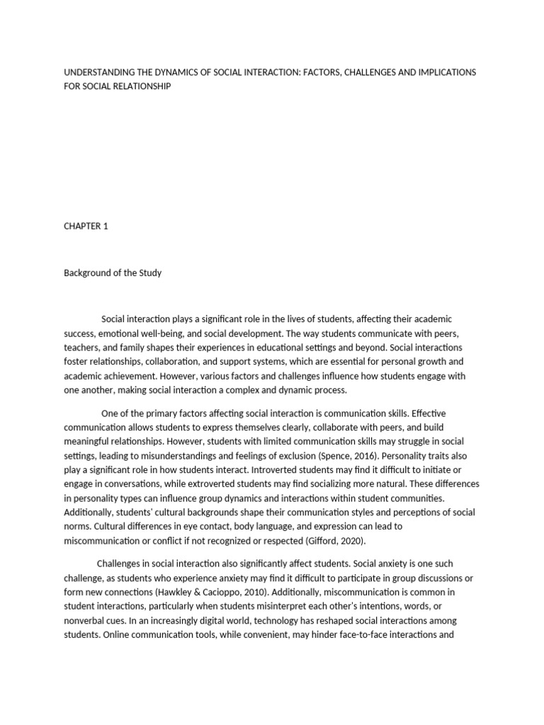 Social Interaction Dynamics in Students | PDF | Focus Group | Well Being