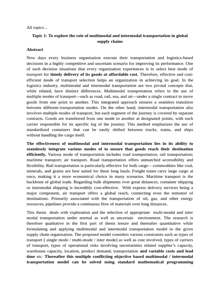 All Topics Worked Upon During Work at Aimlay 2025 - But Rejected | PDF ...