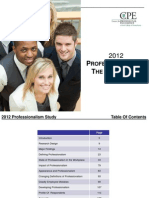 2012 Professionalism in the Workplace Study