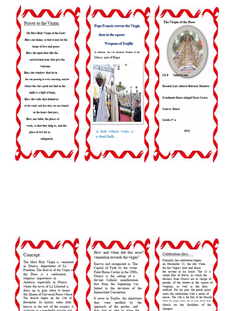 Triptych Virgin of The Door | PDF | Mary, Mother Of Jesus | Catholic Church