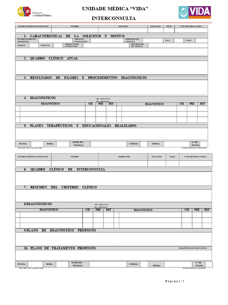 007 - INTERCONSULTA.docx | PDF | Cuidado de la salud | Medicina