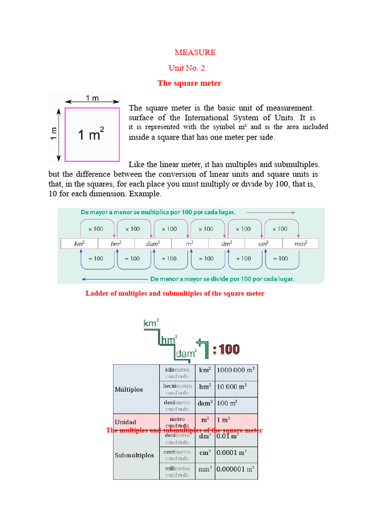 Square Meter | PDF