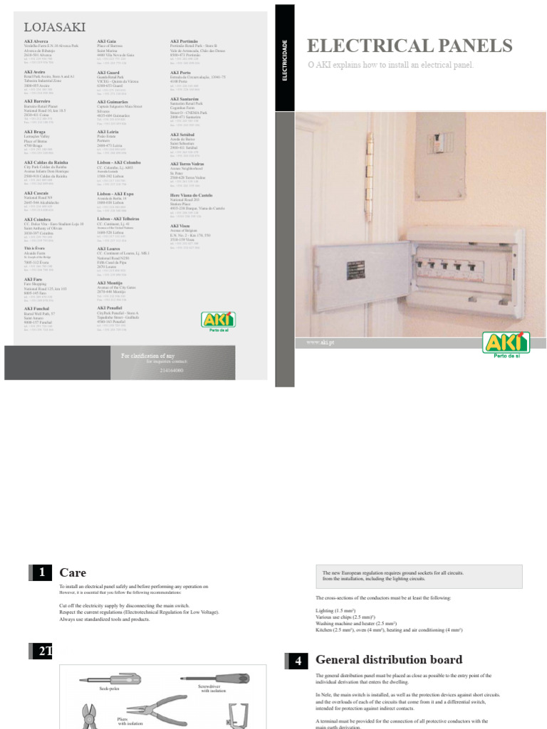 Electrical Panel Installation Guide | PDF | Electricity | Power Engineering