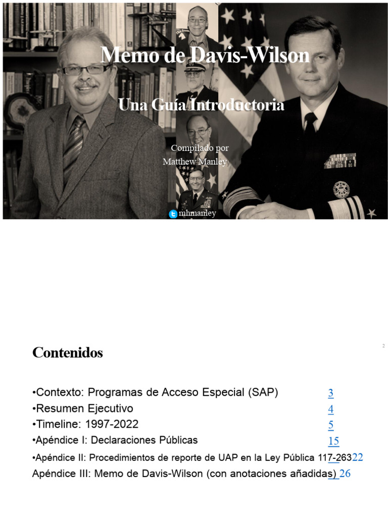 Davis-Wilson Memo - Una Guía Introductoria PDF | PDF | Objeto volador ...