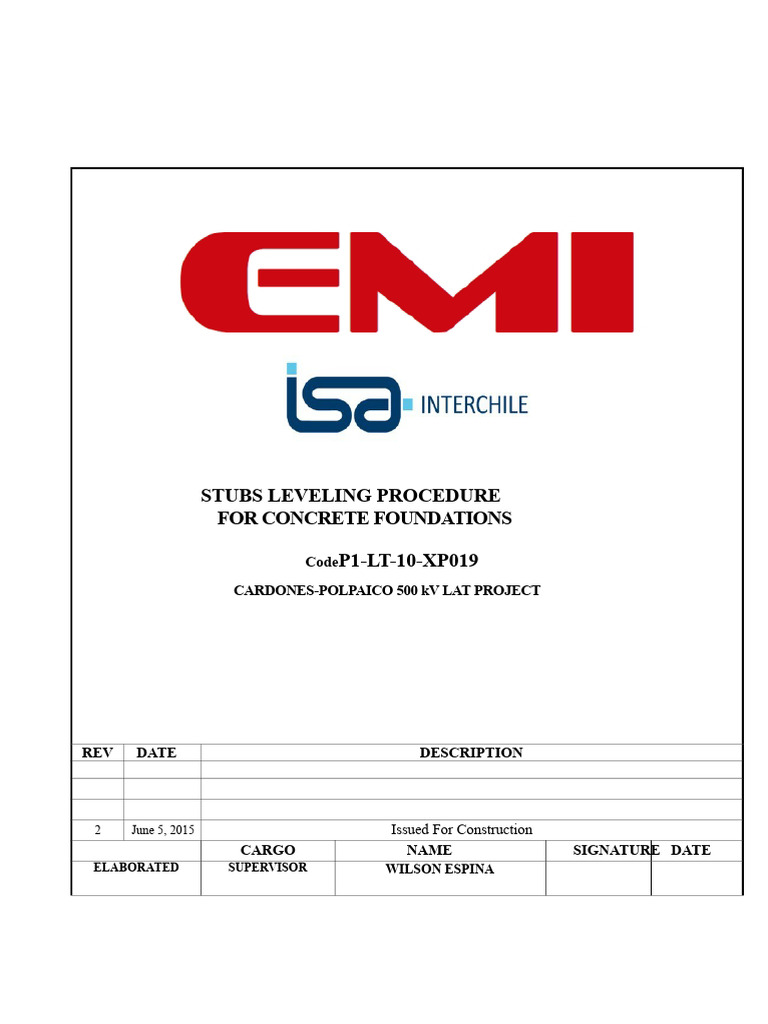 Stub Leveling | PDF | Oil Spill | Surveying