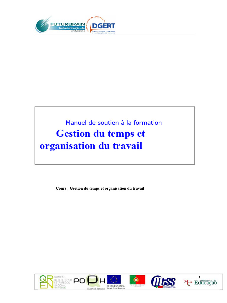 Gestion du Temps et Organisation Efficace | PDF | Gestion du temps ...