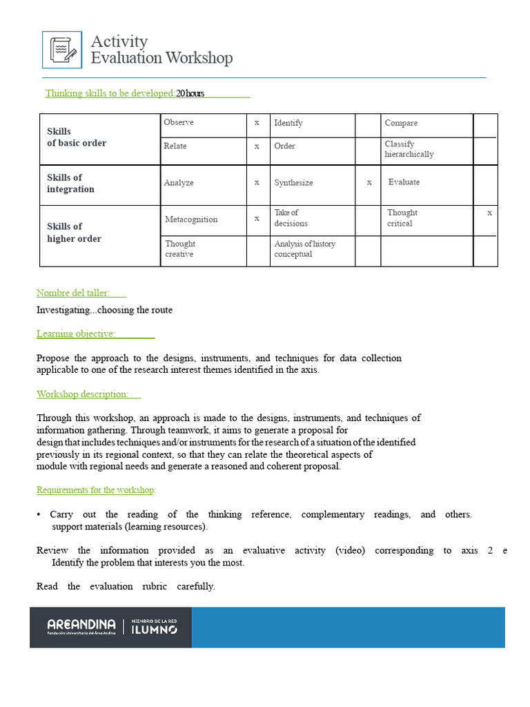 Evaluative Activity 3 | PDF | Evaluation | Information