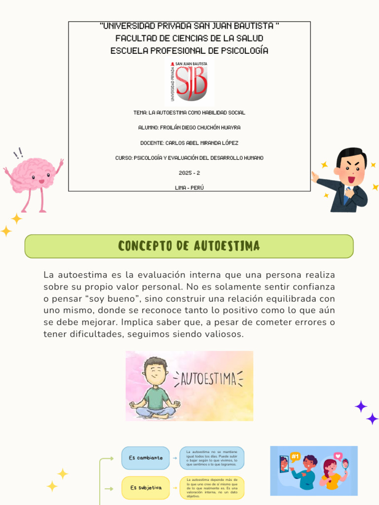 Autoestima: Clave para el Desarrollo Personal | PDF | Autoestima | Adultos