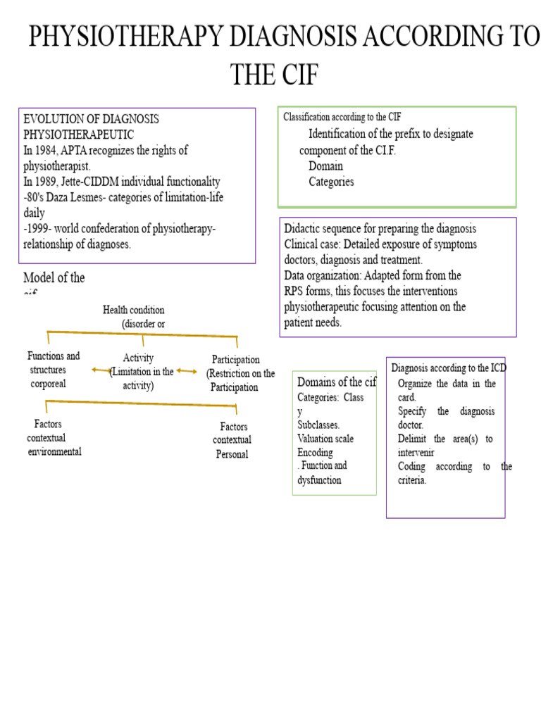 Physiotherapy Diagnosis Using CIF Framework | PDF