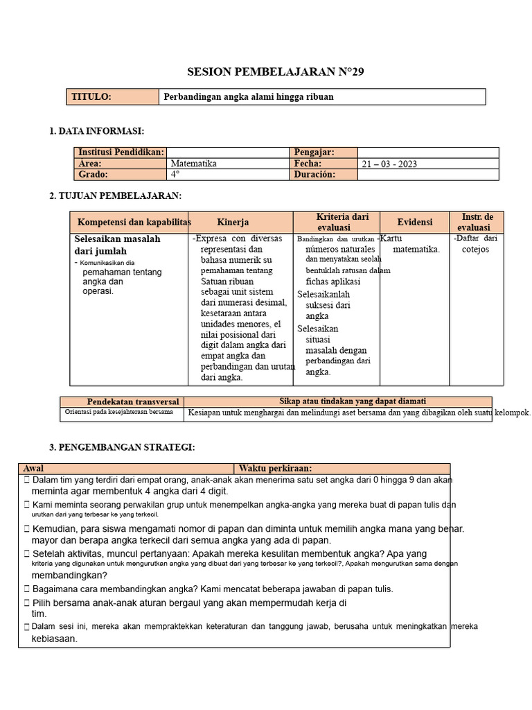 Perbandingan Angka Alami hingga Ribuan | PDF