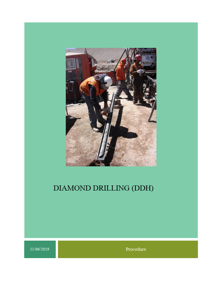 6PPDDH-06 - 20190611 Sampling Procedure DDH | PDF | Diamond | Drilling