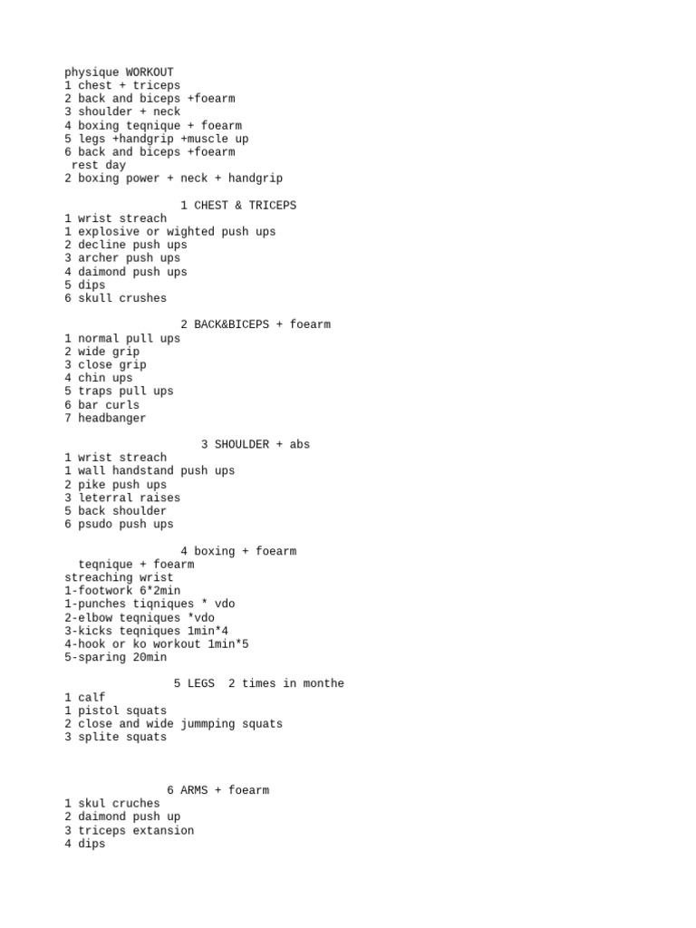 Workout 3 | PDF
