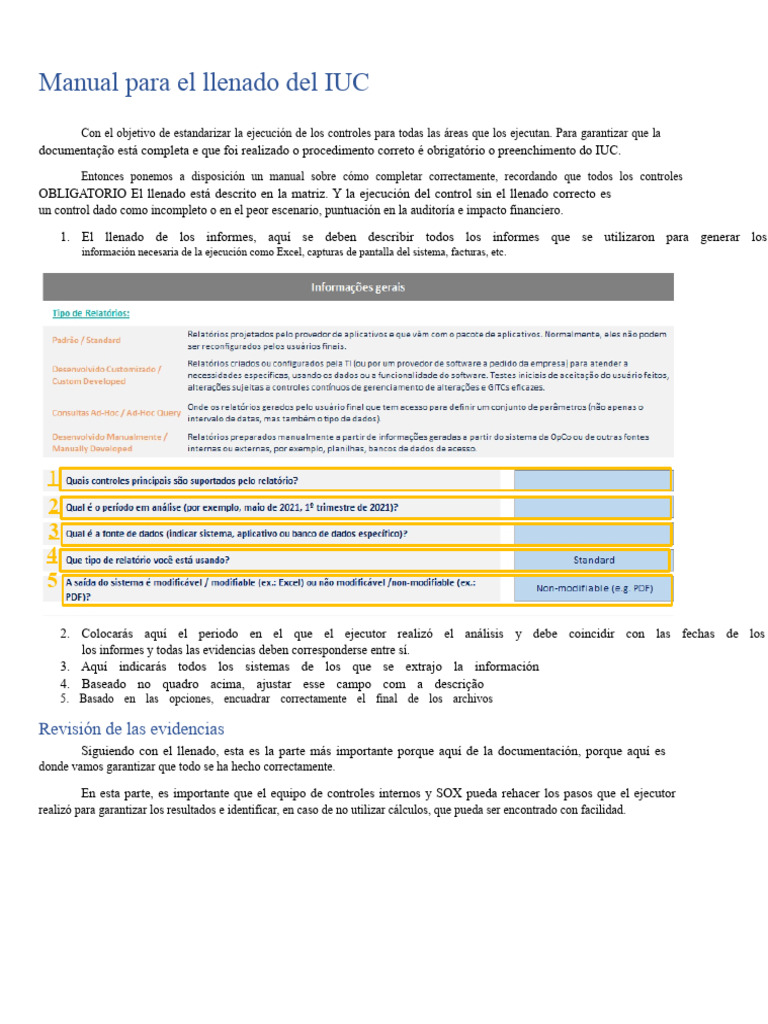 Manual para El Relleno Del IUC | PDF