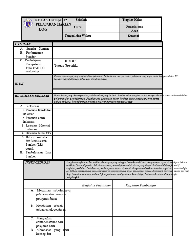 Format Rencana Terperinci | PDF