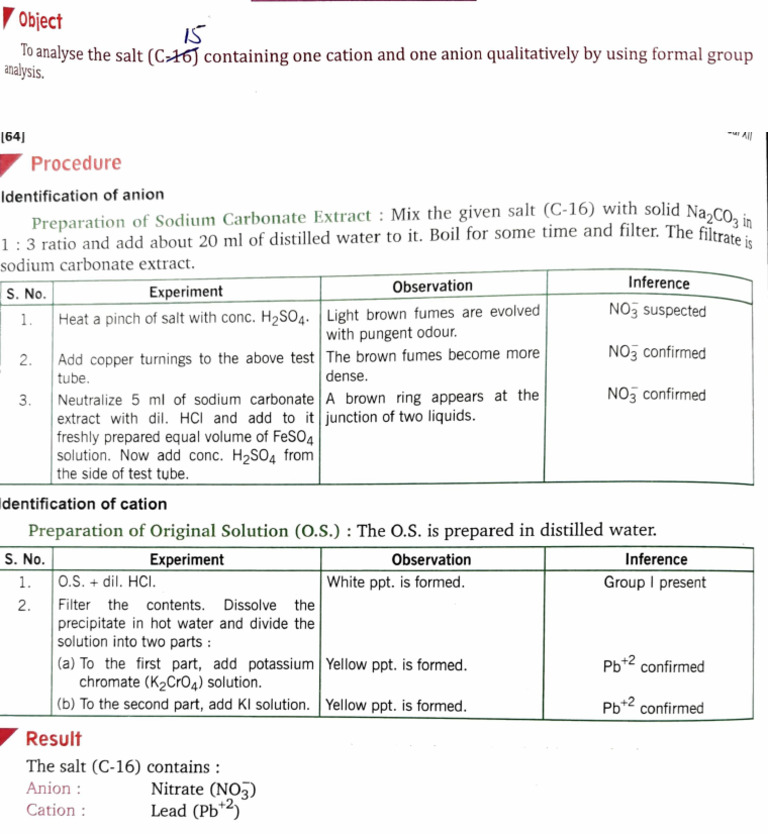 Chem Practical 12 | PDF