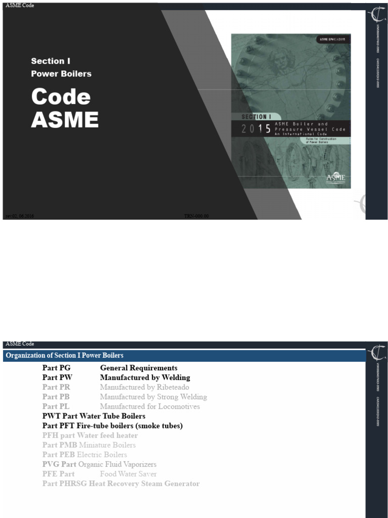ASME Section I Power Boilers Overview | PDF | Boiler | Pipe (Fluid ...