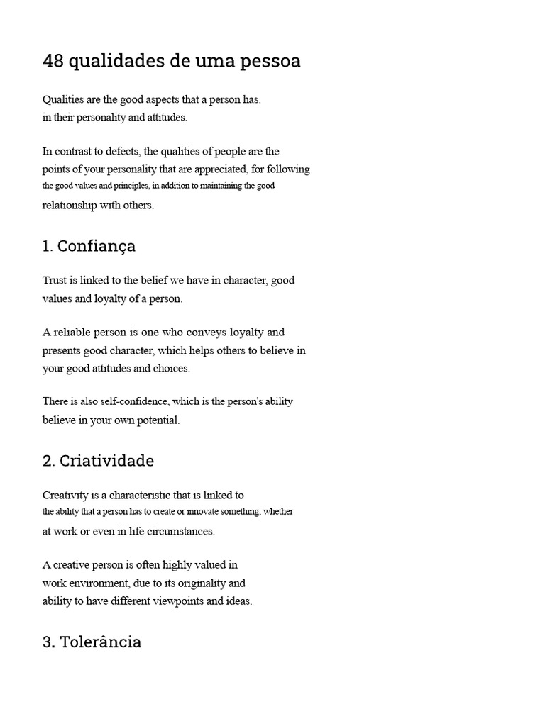 Essential Qualities of a Good Person | PDF | Empathy | Attitude ...