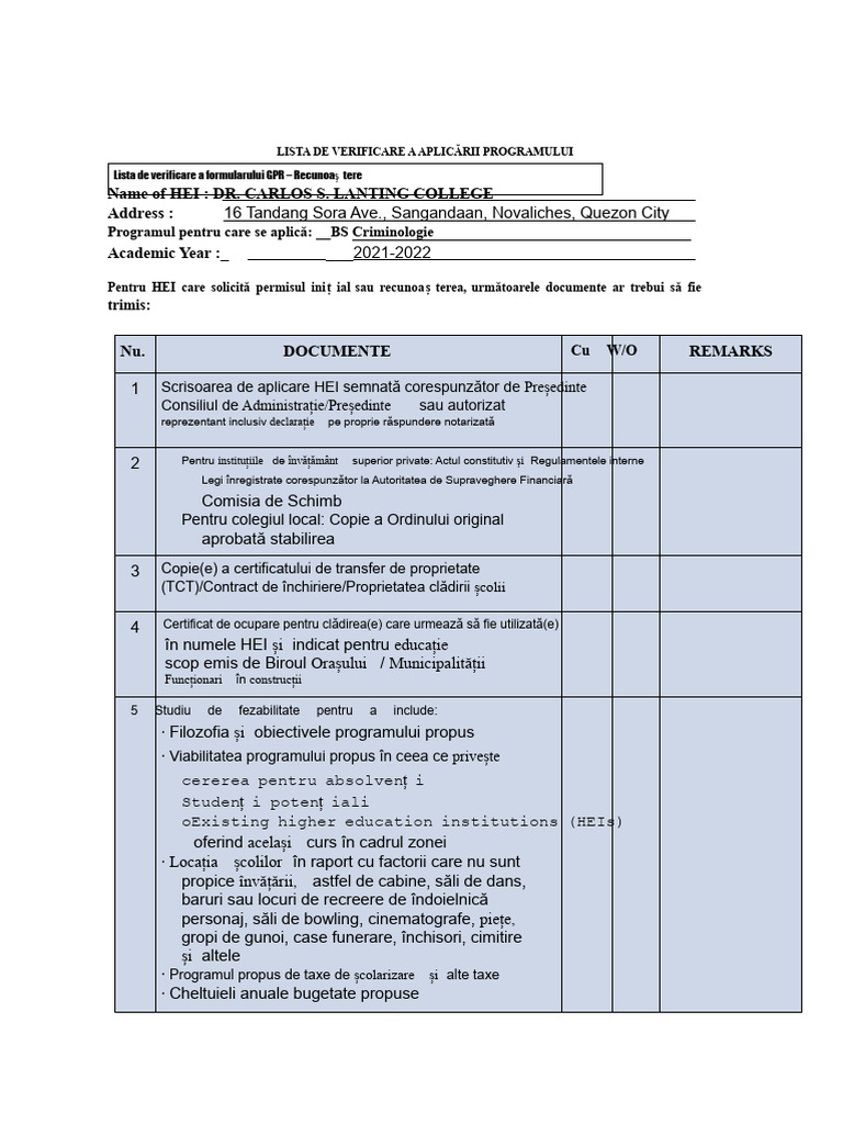 Formular GPR-4 | PDF