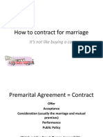 How To Contract For Marriage