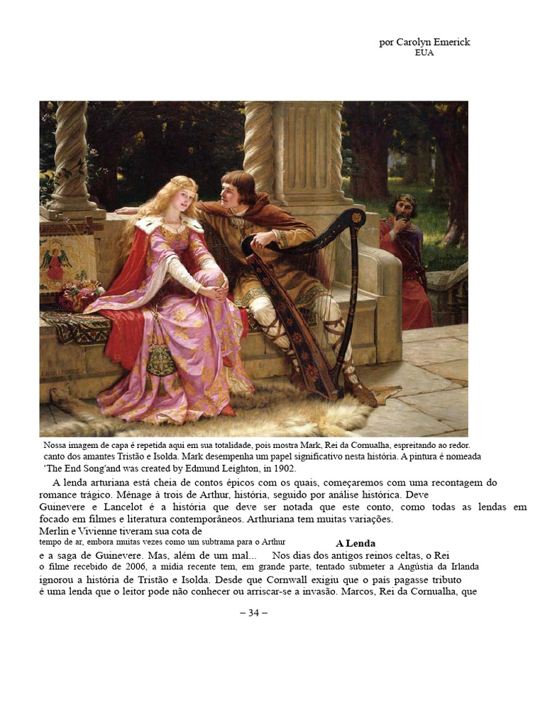 Tristão e Isolda: A Trágica Lenda Arturiana | PDF | Tristão