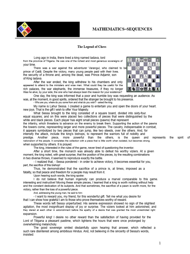 The Legend of Chess | PDF