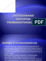 Zastosowanie Izotopów Promieniotwórczych