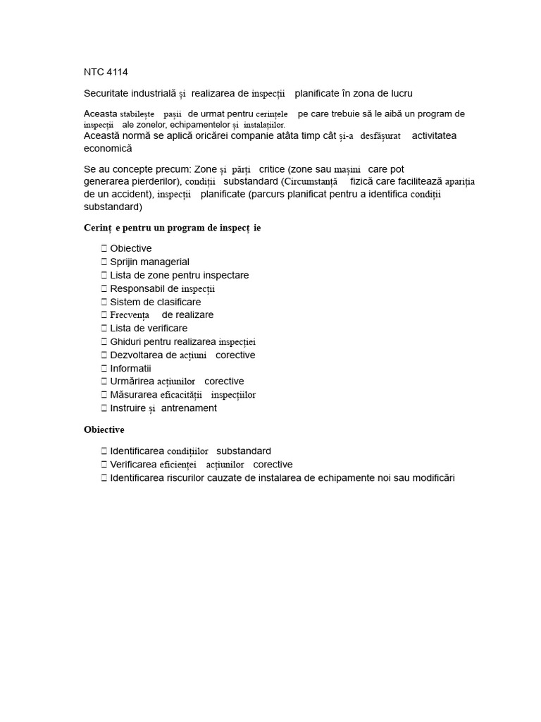Rezumat NTC 4114 | PDF
